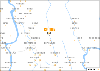 map of Kanbe