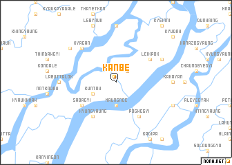 map of Kanbe