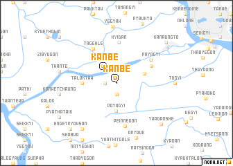 map of Kanbe