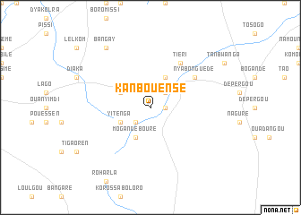 map of Kanbouensé