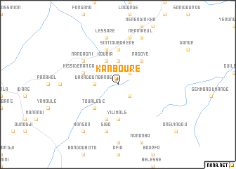 map of Kanbouré