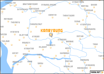 map of Kanbyaung