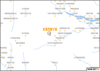 map of Kanbya