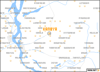 map of Kanbya