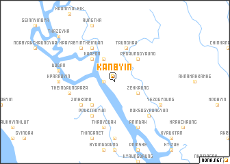 map of Kanbyin