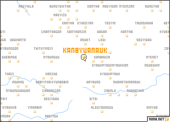 map of Kanbyu Anauk