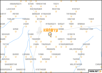 map of Kanbyu