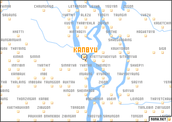 map of Kanbyu