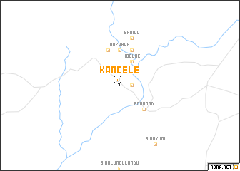 map of Kancele