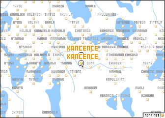 map of Kancence