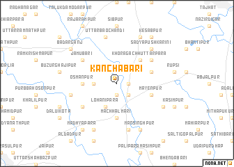 map of Kānchābāri