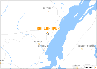 map of Kanchanpur