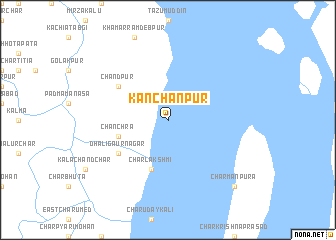 map of Kānchanpur