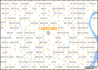 map of Kānchan