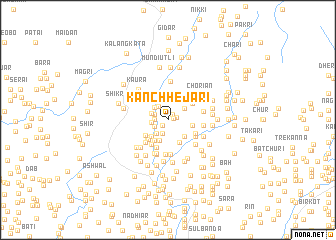 map of Kanchhejari