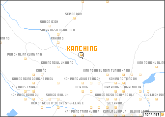 map of Kanching