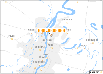 map of Kānchrāpāra