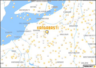 map of Kanda Basti