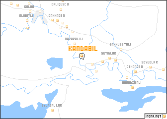 map of Kǝndǝbil