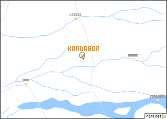 map of Kandabor