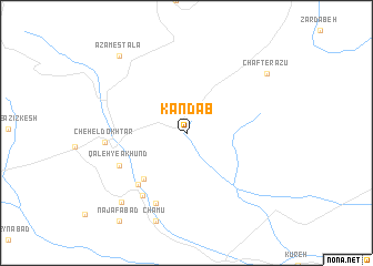 map of Kandāb