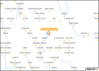 map of Kandaing