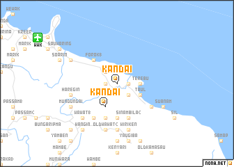 map of Kandai