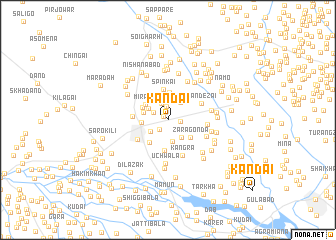 map of Kandai