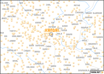 map of Kāndai