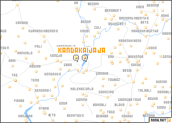 map of Kandakaija