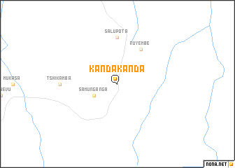 map of Kanda-Kanda