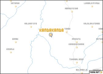 map of Kanda-Kanda