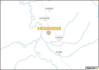 map of Kanda-Kanda