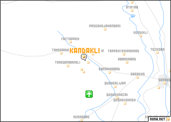 map of Kandaklī