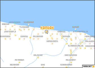 map of Kandak