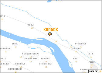 map of Kandak