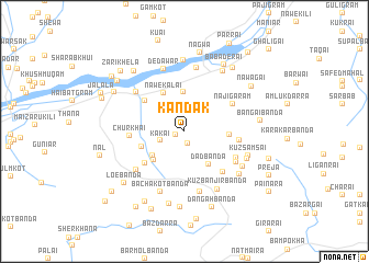 map of Kandāk