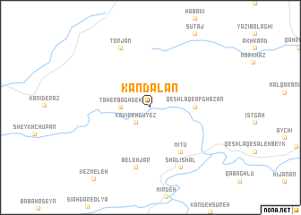 map of Kandalān