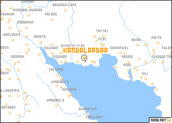 map of Kandalapdap