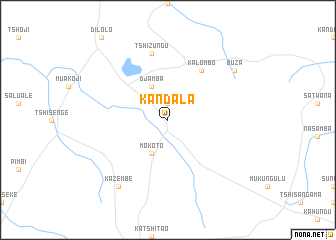 map of Kandala