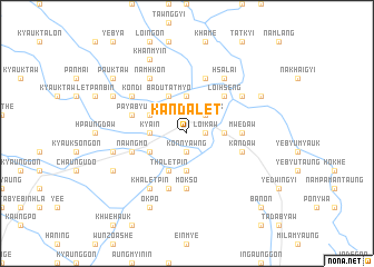 map of Kandalet