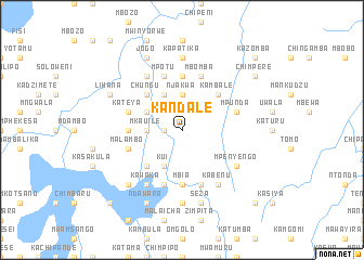 map of Kandale