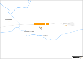 map of Kandalik