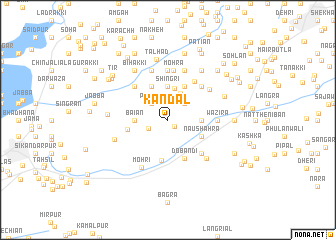 map of Kandal