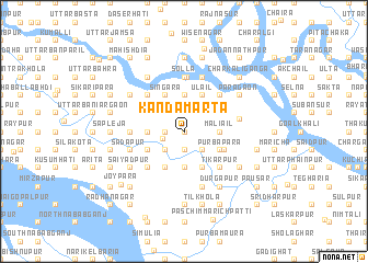 map of Kāndamārta