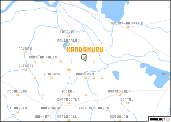 map of Kandamūru