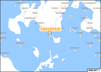 map of Kandangai