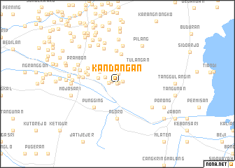 map of Kandangan