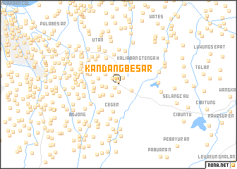 map of Kandangbesar