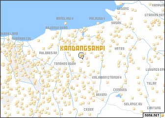 map of Kandangsampi